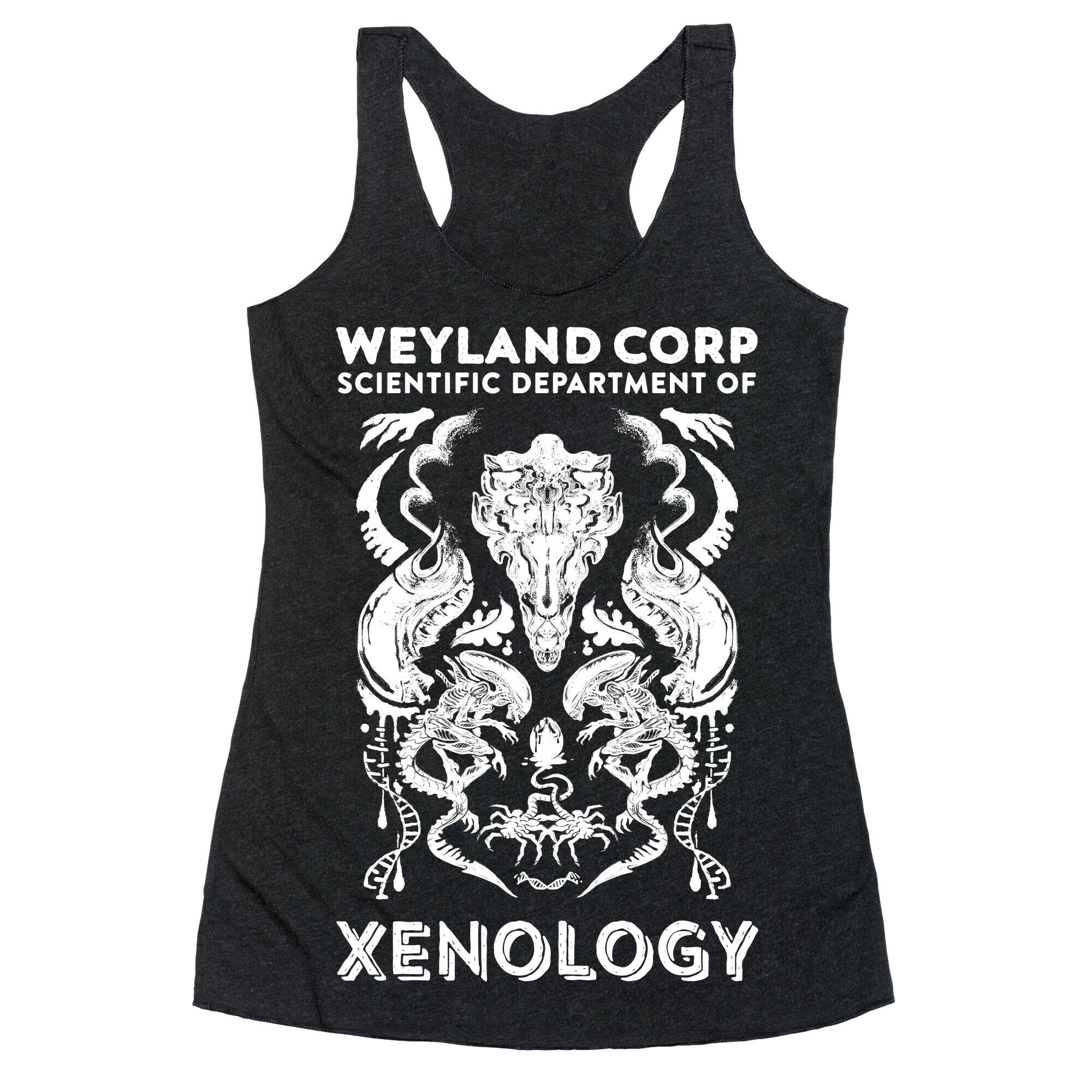 Weyland Corp Scientific Department Of Xenology Racerback Tank